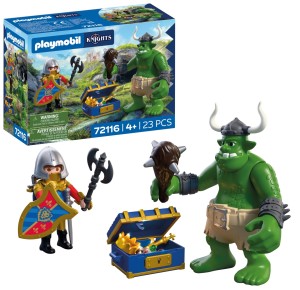 72116 Troll ze skarbem rycerzy herbu Lew