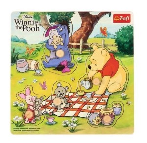 Puzzle Mini Drewniane Winnie the Pooh
