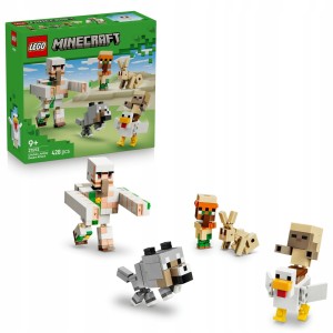 LEGO Minecraft 21592 Kurczaki w pustynnym ataku
