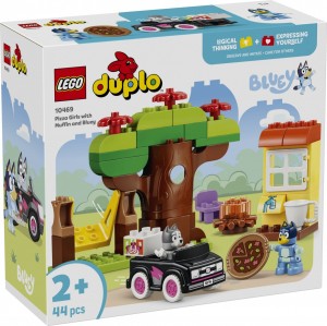 LEGO Klocki DUPLO Bluey 10469 Pizzerki z Muffinką i Blue 