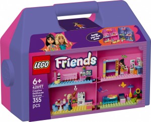 LEGO Klocki Friends 42697 Kreatywna walizka z domkiem dla lalek