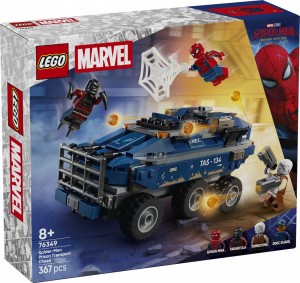 LEGO Klocki Marvel Super Heroes 76349 Pościg Spider-Mana za więźniarką 