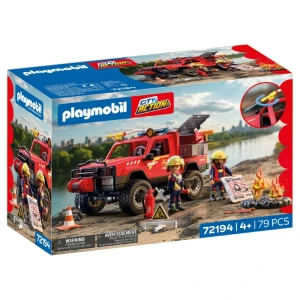 Playmobil - City Action Pickup strażacki - Samochód ze zbiornikiem na wodę 72194