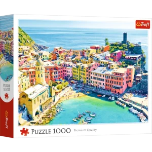 Puzzle 1000 el. Malownicze miasteczko Vernazza, Liguria, Włochy