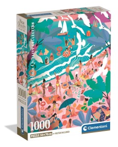 Puzzle 1000 el. Sunday At The Beach Clementoni