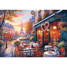 Puzzle 500 elementów Premium Miłość w Paryżu TREFL 37621