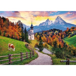 Puzzle 2000 Bawarskie Alpy jesienią TREFL