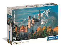 Puzzle 500 el. Neuschwanstein castle Clementoni