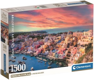 Puzzle 1500 el. Picturesque Procida Island Clementoni