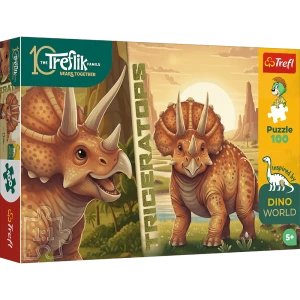 Puzzle 100 el. Inspired By Dino World - Triceratops 