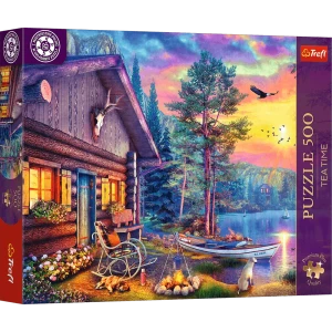 Puzzle 500. el. Premium Plus Tea Time - Przystań o Zachodzie Słońca