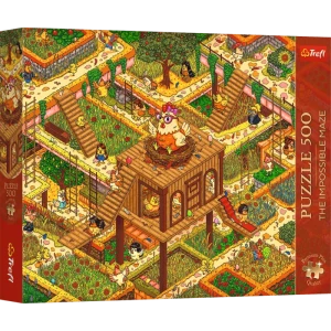Puzzle 500 el. Premium Plus - Śmieszne Kurczaki 