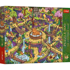 Puzzle 500 Premium Plus - Zabawne Kapibary