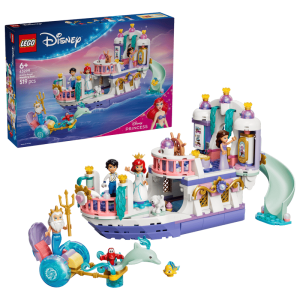 Klocki LEGO Disney 43299 Królewska łódź weselna Arielki