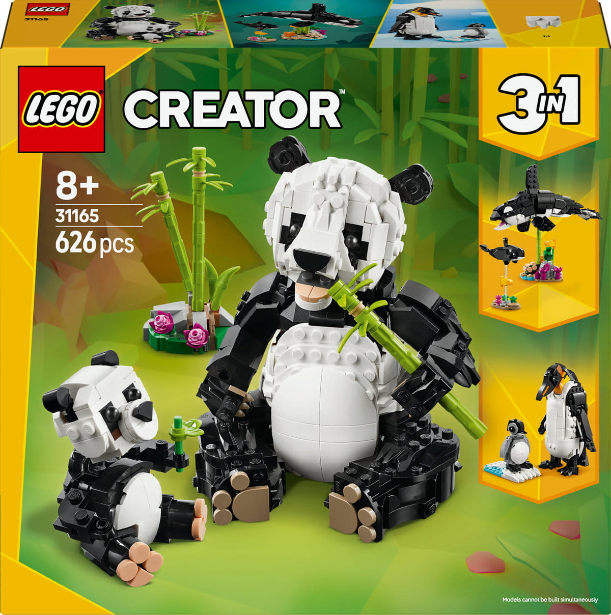 LEGO Creator 3 w 1 Dzikie zwierzęta: rodzina pand 31165 - eCalzado